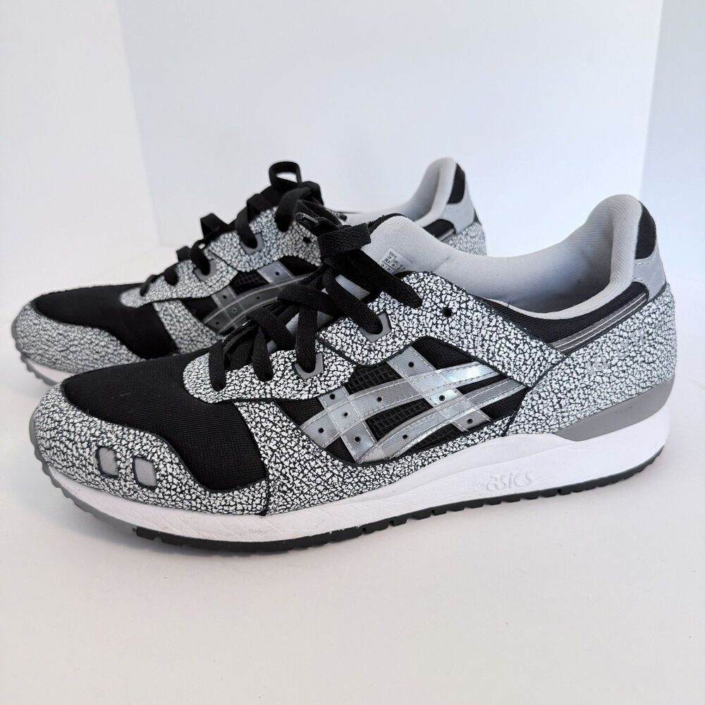 ASICS Gel-Lyte III Awake NY Mens Size 10 Black White Speckled 1201A742 Sneakers